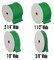 Threadart Grosgrain Ribbon Rolls - 10 yd rolls - 4 Widths 25 Colors - Solid Colors Ribbed Pattern - For Bows, Decorations, Hair Clips, and More